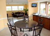 seats and sofas in the clubhouse 