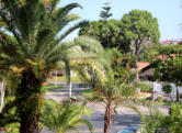 view into the resort